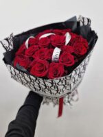 Bukiet róż DIOR 29 szt - obrazek 2