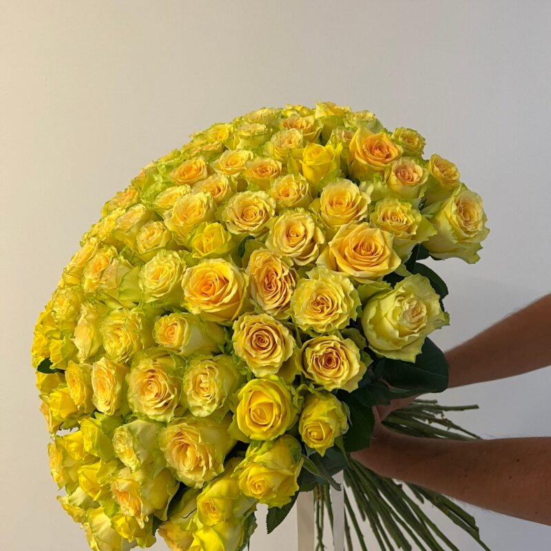 Bukiet z żółtych róż Studio Deluxe Poznań