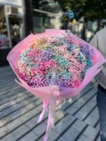 Bukiet z kolorowej gipsówki – 31 gałązek radości i koloru - obrazek 3