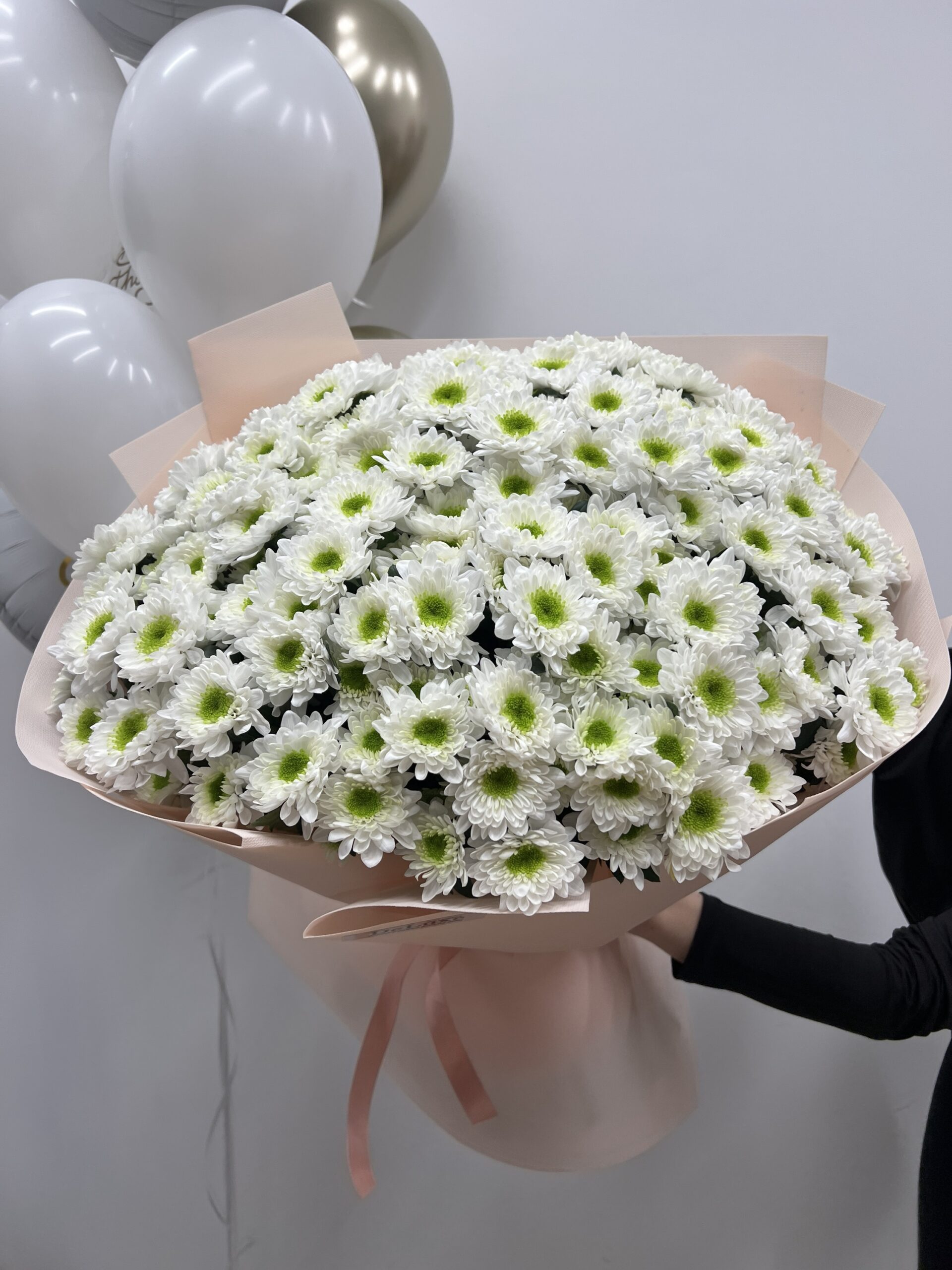 img_0723 bukiet z białych chryzantem Poznań