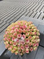 Bukiet pastelowych róż 101 szt - obrazek 5