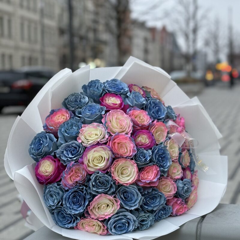 Mix kolorowych róż Poznań