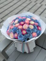 Mix kolorowych róż - obrazek 2