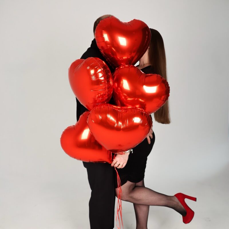 Balony serca | Studio Deluxe Poznań