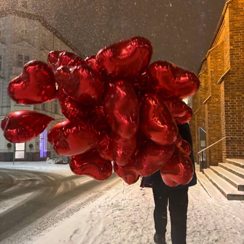 Zestaw 50 balonów w kształcie serca Poznań