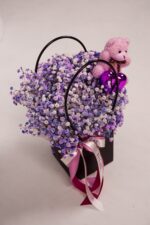 gipsówka fioletowa w torebce