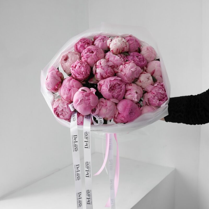 Bukiet różowych piwonii Studio Deluxe