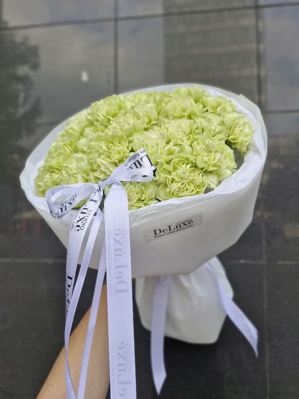 img_5778 bukiet z goździków Studio Deluxe Poznań