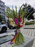 bukiet z gladioli Studio Deluxe Poznań