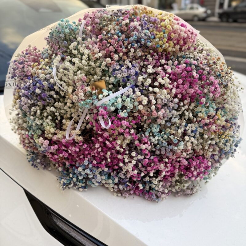 bukiet z gipsówki Studio Deluxe Poznań