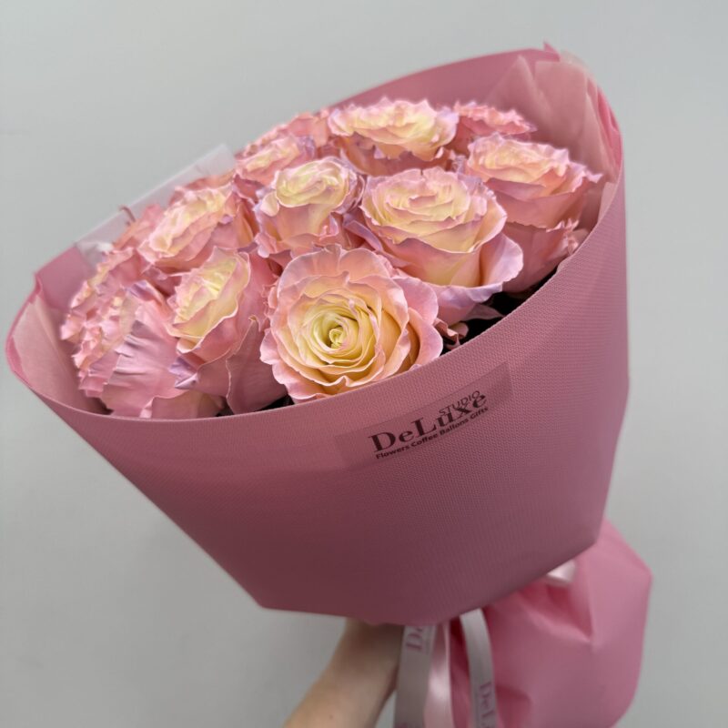 Bukiet z róż w pastelowych odcieniach Studio Deluxe Poznań