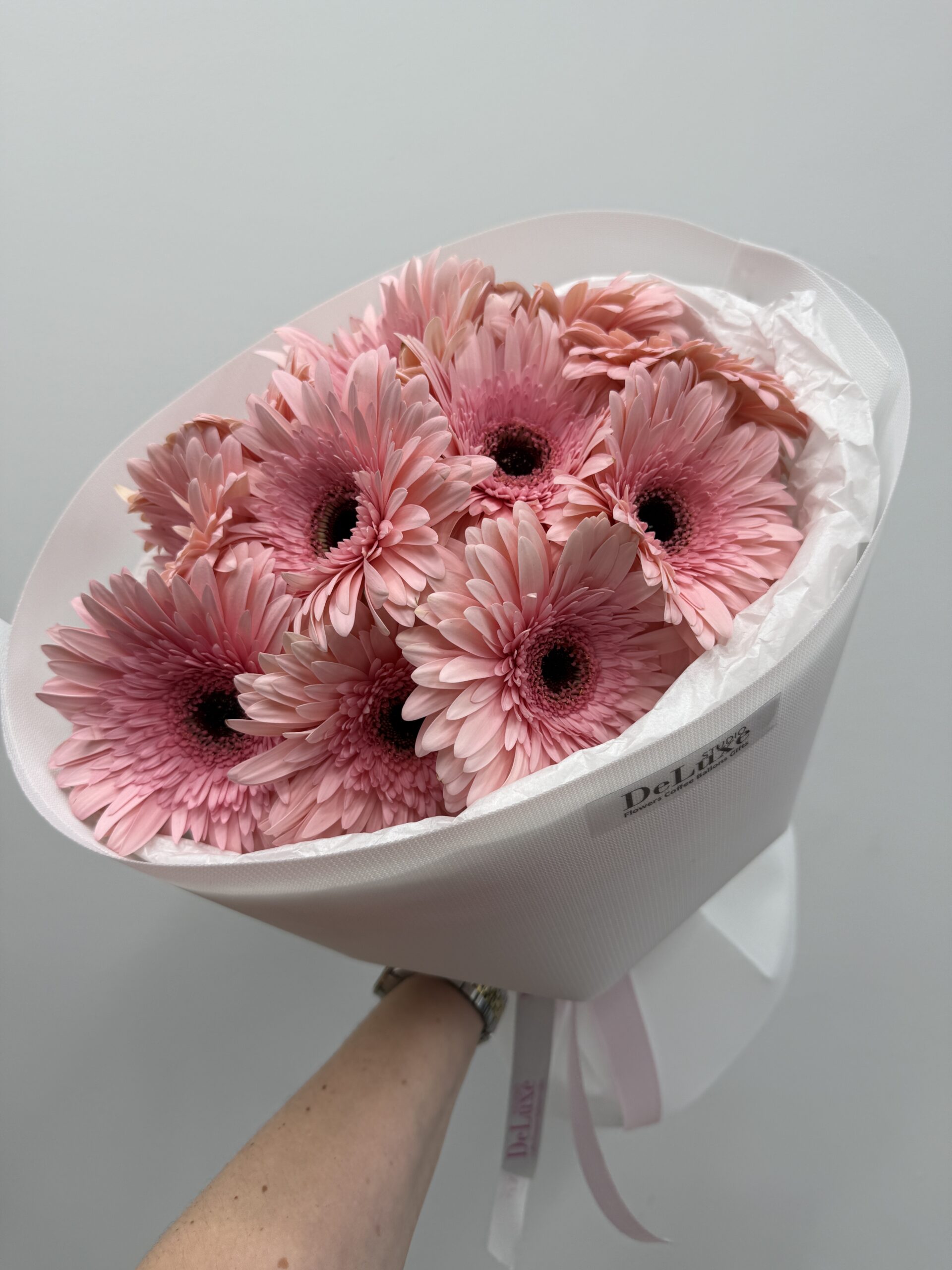 IMG_7961 bukiet z różowych gerberów Deluxe