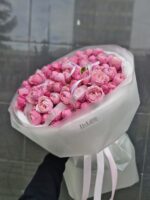 Bukiet gąlązkowych róż Silva Pink - obrazek 2