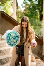 bukiet niebieskich róż Studio Deluxe Poznań