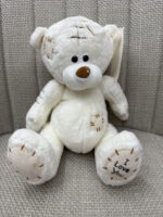 Pluszowy miś 20 cm kremowy z napisem I Love You Studio Deluxe