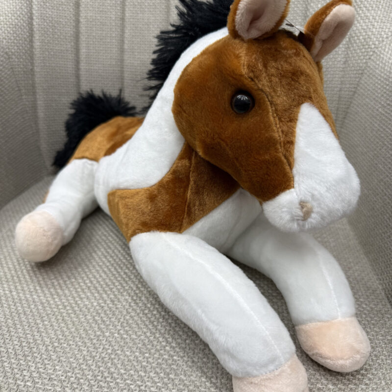 Koń pluszowy z głosem 35 cm