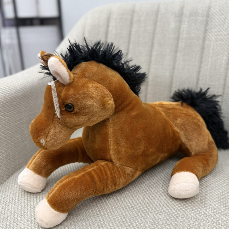 Koń pluszowy z głosem 35 cm