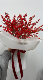 Bukiet z czerwonego ilexu (Ilex) winterberry Studio Deluxe
