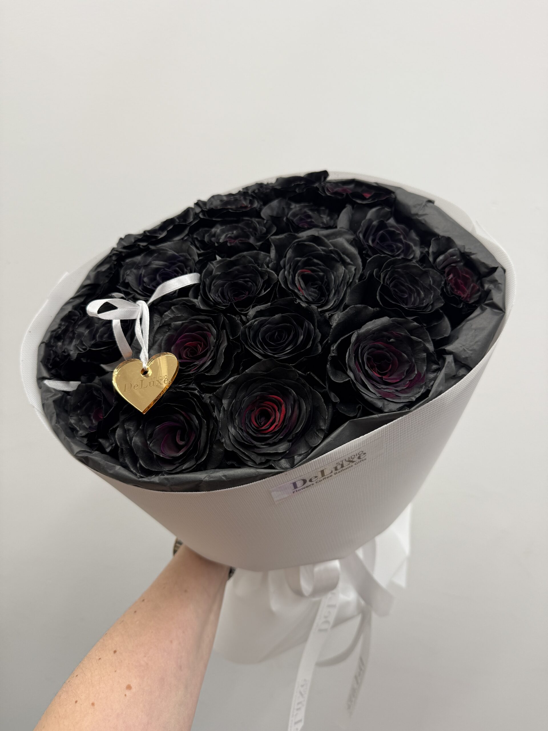 IMG_9868 bukiet z czarnych róż 25 szt Studio Deluxe Poznań
