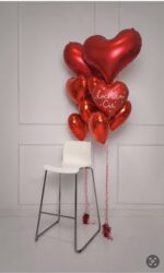 Zestaw podwójny – czerwone serca | Poznan