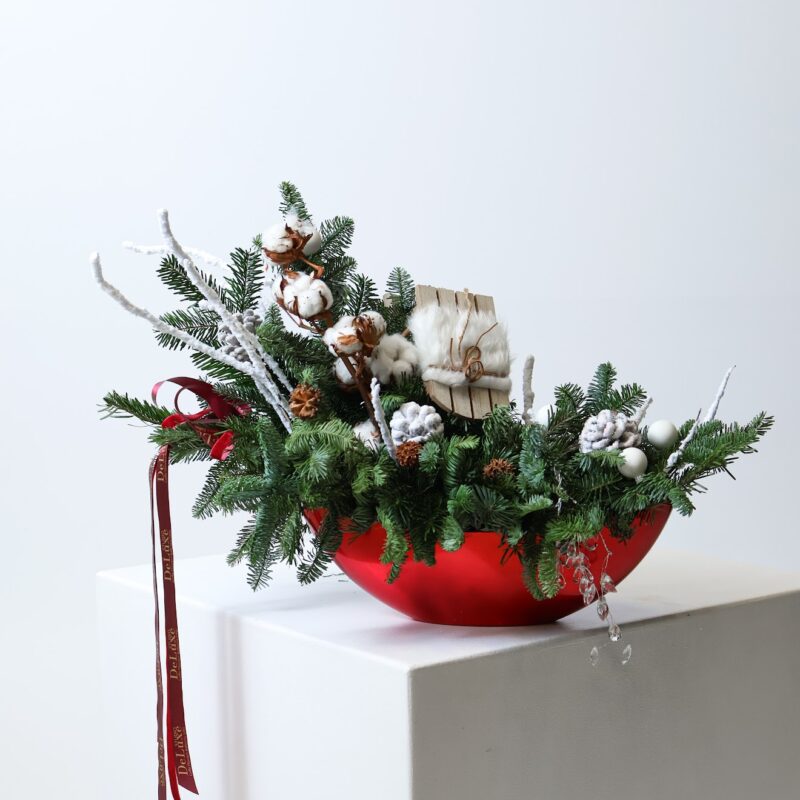 Stroik świąteczny z nobilisu – Studio Deluxe