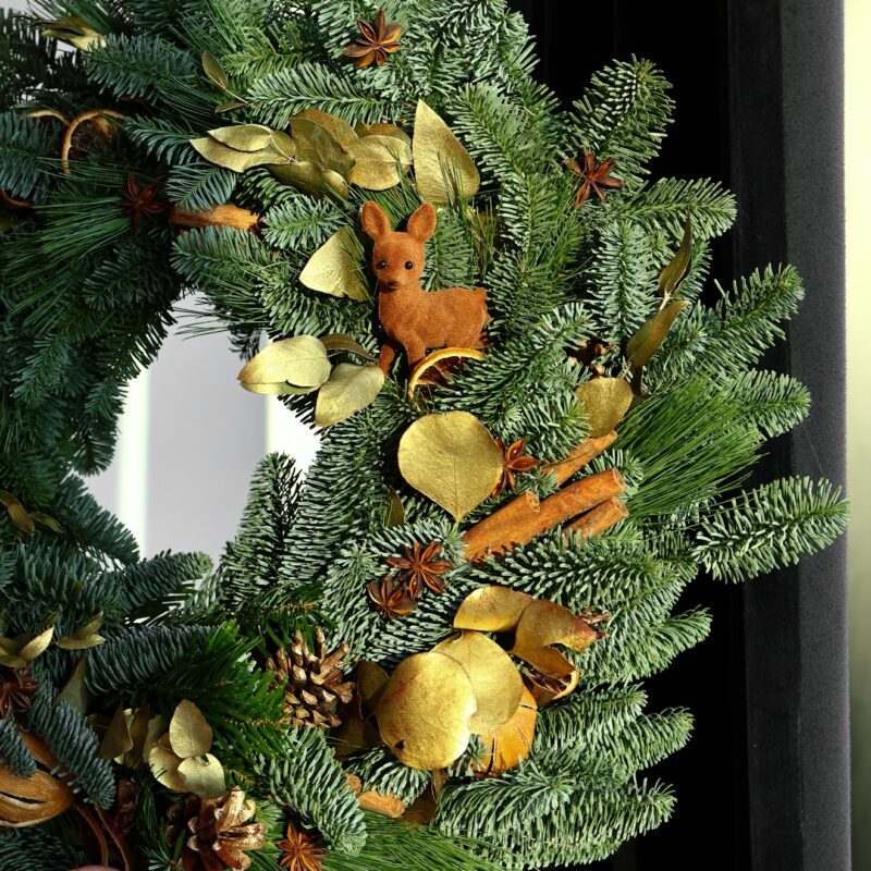 Wianek adwentowy z żywego nobilisa Boże Narodzenie Poznan