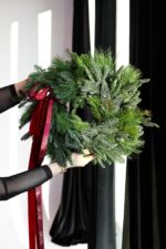 Wianek adwentowy z żywego nobilisa Boże Narodzenie Poznan