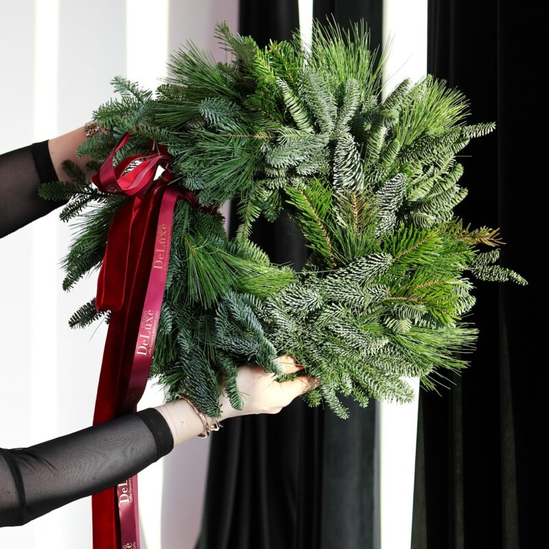 Wianek adwentowy z żywego nobilisa Boże Narodzenie Poznan