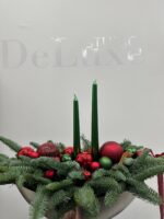 Stroik świąteczny ze świeżych gałązek choinkowych jodła nobilis Studio Deluxe