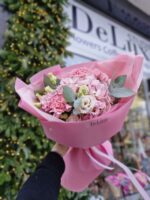 Bukiet z hortensji, goździków i eustomy Studio Deluxe Poznan