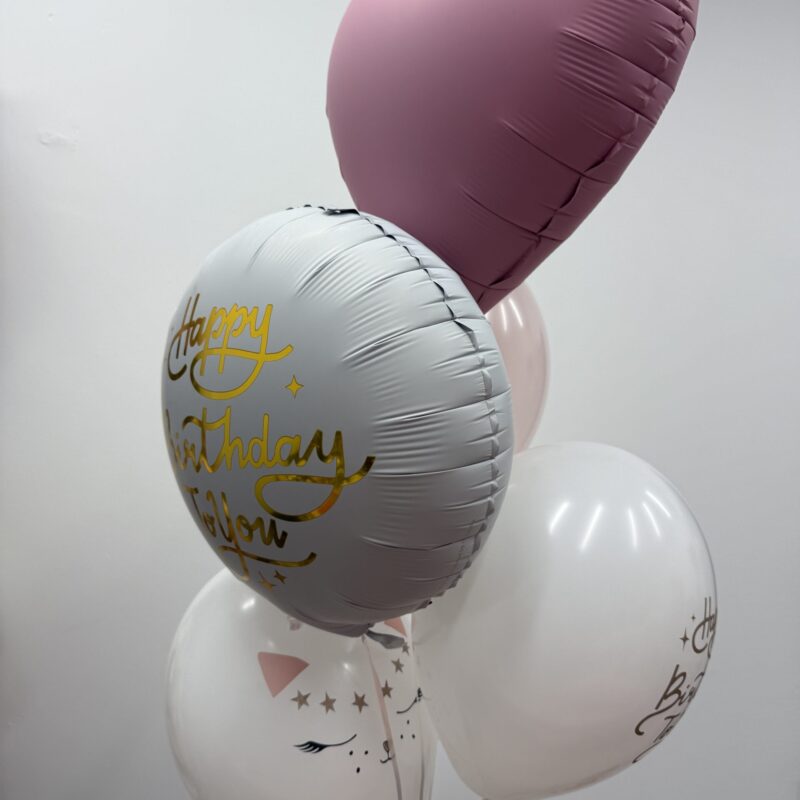 Pastelowy zestaw balonów urodzinowych Poznan Studio Deluxe