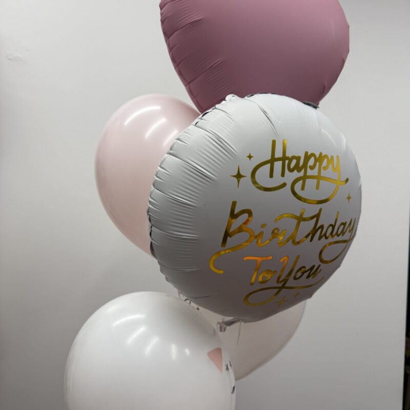 Pastelowy zestaw balonów urodzinowych Poznan
