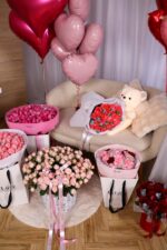 Flower room z balonami – spektakularna aranżacja | Poznań