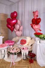 Flower room z balonami – spektakularna aranżacja | Poznań