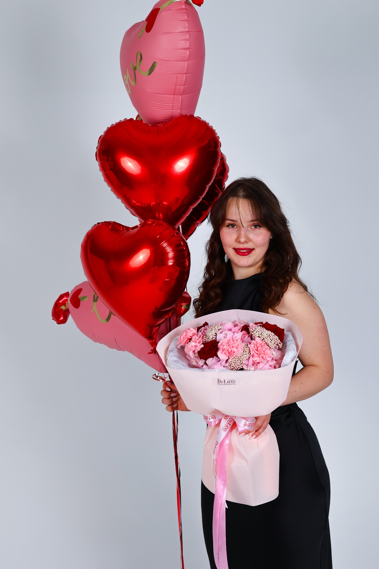 IMG_5030 Zestaw Walentynkowy – Bukiet i balony serce | Studio Deluxe