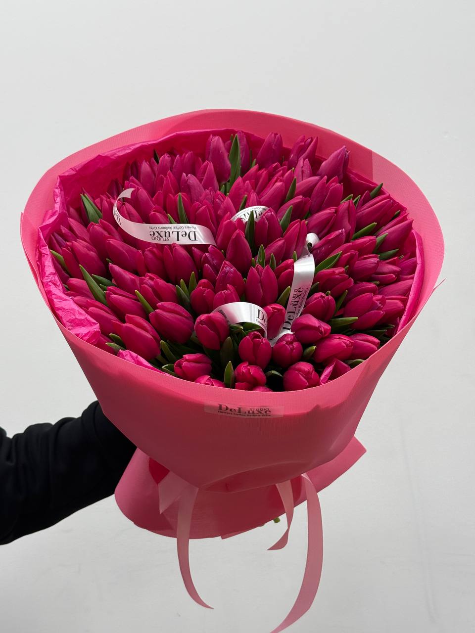 IMG_5513 Bukiet z 101 różowych tulipanów | Studio Deluxe