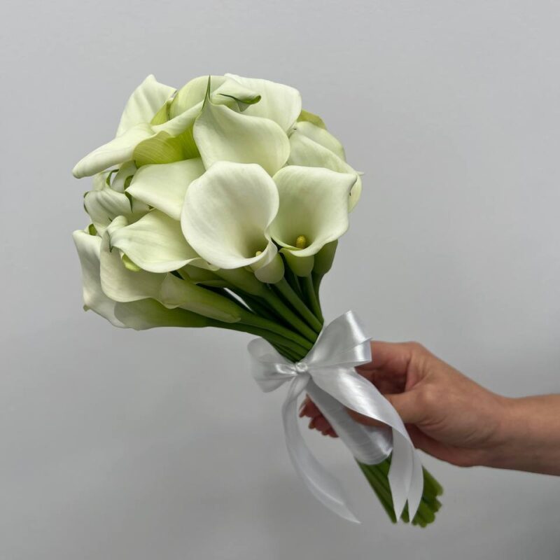 Bukiet ślubny z kalii białej | Poznań