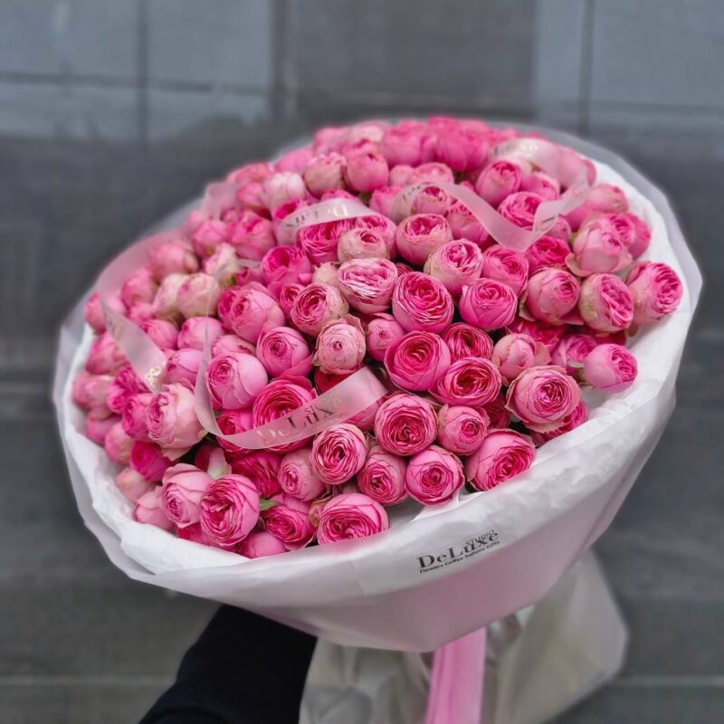 Róża gałązkowa Silva Pink 51 szt | Studio Deluxe Poznań