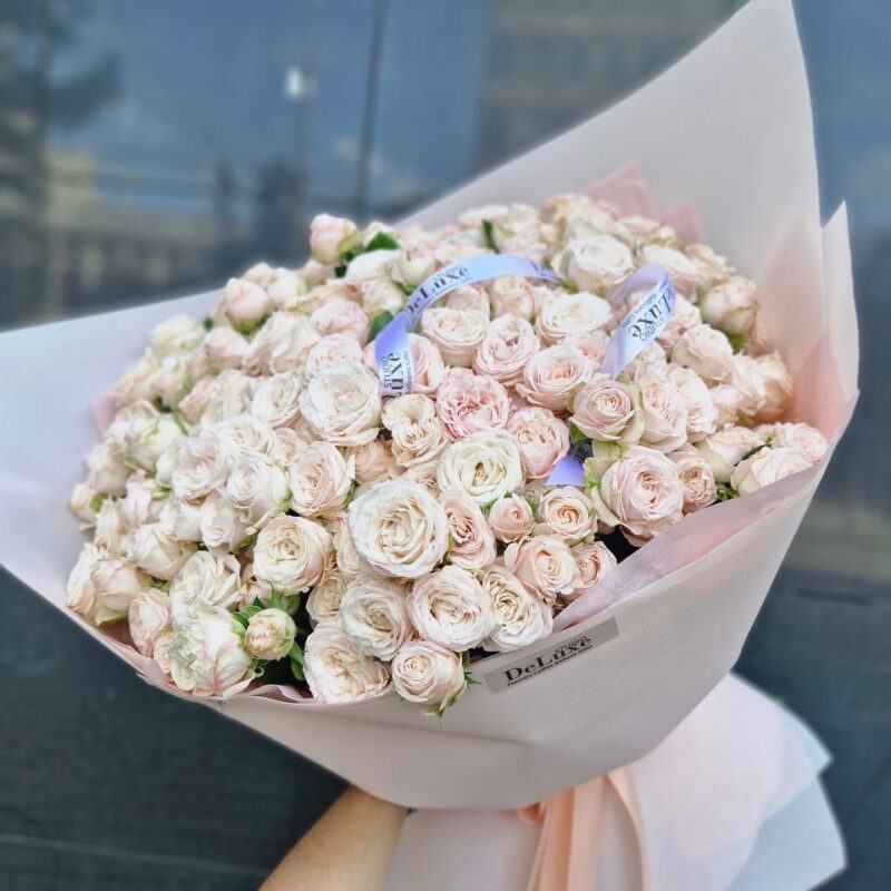 Bukiet z 51 szt gąlązkowych róż | Kwiaciarnia Poznań