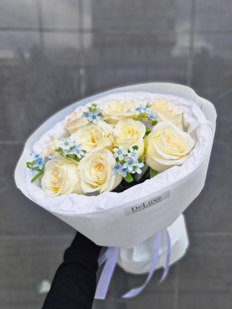 IMG_4036 Bukiet róż z oksipetalumom Poznan