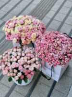 Róża gałązkowa 153 szt – duży bukiet | Studio Deluxe Poznań