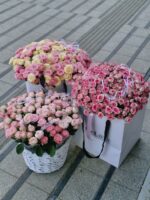 Róża gałązkowa 153 szt – duży bukiet | Studio Deluxe Poznań