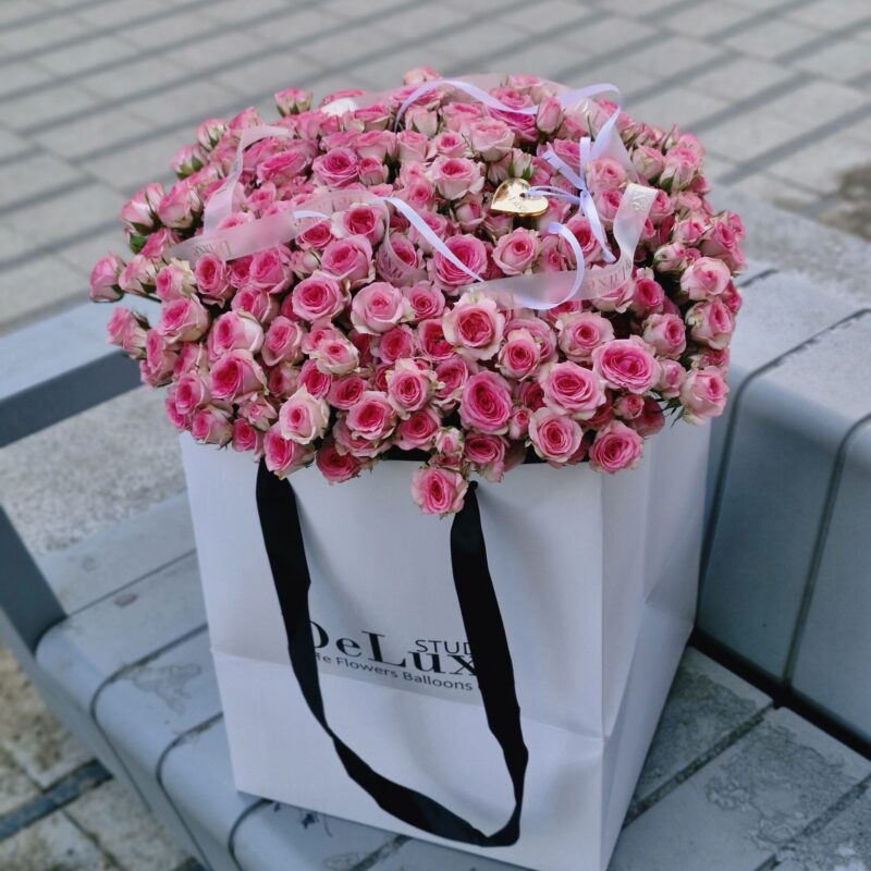 Róża gałązkowa 51 szt w zestawie z torebką transportową Studio Deluxe