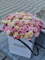 Mix róż gałązkowych 51 szt z torebką | Studio Deluxe