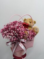 Zestaw prezentowy z misiem i gipsówką Poznan