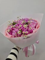 Bukiet piwonii z rumiankiem | Studio Deluxe Poznań