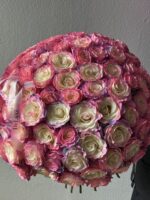 Bukiet 101 kolorowych róż