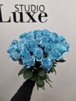 Róża Niebieska – turkusowo-błękitne róże Studio Deluxe