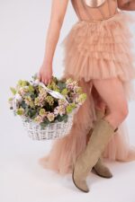 Kosz z hiacyntami i eukaliptusem – Studio Deluxe Poznań