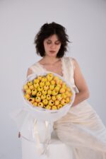 Tulipany w kolorze mango – Studio Deluxe Poznań